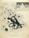 JOHN TINNEY McCUTCHEON. Group of 4 political cartoons.